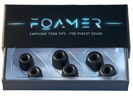 FOAMER F4.9 (S/M/L) • 3 Paar Aufsätze für In-Ear Kopfhörer • Upgrade für Halt & Komfort & Klang • Für EIN pures Audioerlebnis