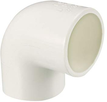 sourcing map 5 Stk 32mm 90 Grad Pvc Rohrverbinder Winkel Reduzierverbinder Reduzierstück Rohrverschraubung Rohrkupplung Adapter für Garten Bauernhof Bewässerung Wasserrohr Armaturen Weiß