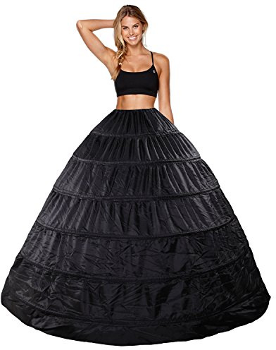 Abiti da sposa Sottogonna Sposa Sottogonna Crinolina 6 Cerchio Cerchi Sottogonna Sottoveste da Sposa Sottovesti e Sottogonna Sottoveste Wedding Petticoat Sottogonne da Donna Gonne da Donna