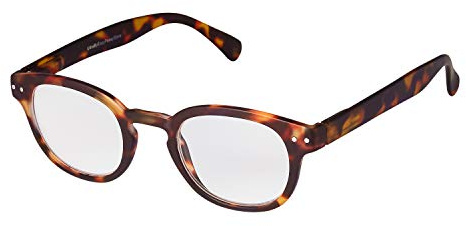 Ultra Brown Tortoiseshell +2.00 Diopter Adults Reading Glasses Mens Womens Non Prescription Eyewear Framed Eyewear Transparent Glasses Foldable Eye Glasses Non Prescription Diopter Comfortable Eye