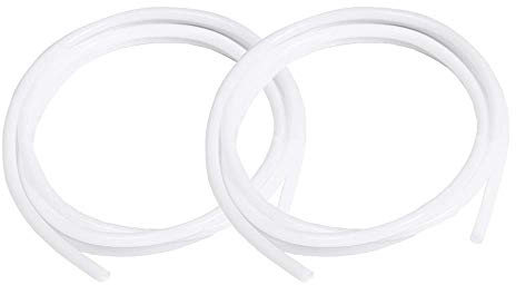BRIEFCEC 2 Stück 1M PTFE Schlauch 2mm Kompatibel 1,75 Filament, BowdenSchlauch 3D Drucker Teflonschlauch OD 4mm Bowden Tube für PLA, PETG, ABS, TPU 1,75 Filament 3D Drucker