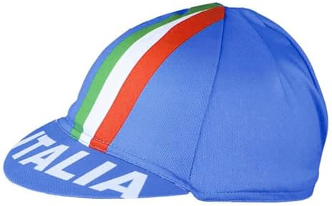 SGCIKER World Tour Team Italia Ciclismo cap Uomo Donna Bike Hat,Ciclismo Cappello Sottocasco - Ciclismo Casco Fodera Traspirante & Sudore Assorbimento