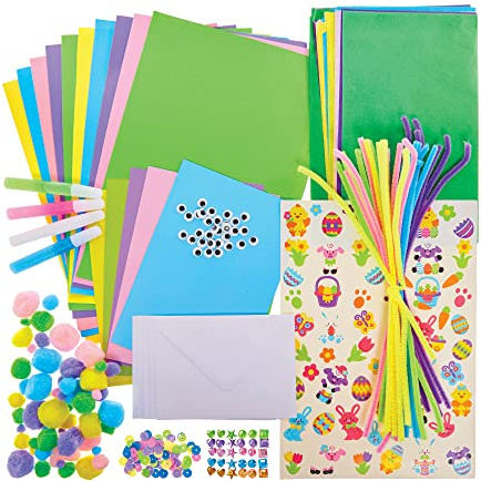 Baker Ross FX538 Oster-Sammel-Bastelpaket - Packung mit 1 Set, Bastelzubehör für Kinder