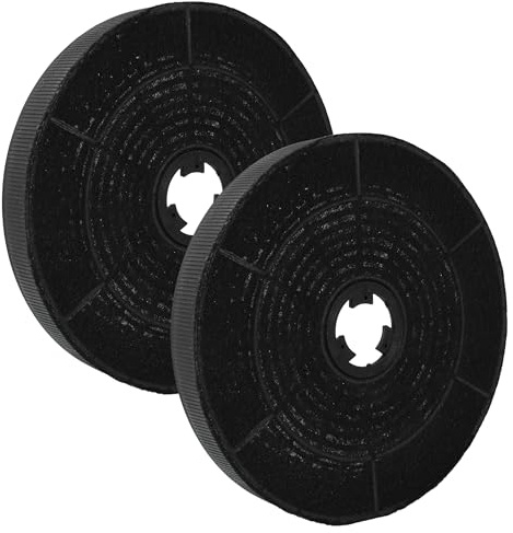 vhbw 2x Filtro a carboni attivi universale per cappe aspiranti - 16 cm