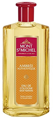 MONT ST MICHEL - Eau de Cologne Ambrée Authentique 500ml - Parfum Intemporel pour Corps et Esprit Frais et Revigorant - 100% Naturel - Lot De 3 - Vendu Par Lot