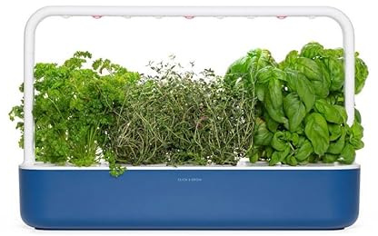 Växtlåda Click and Grow – Smart Garden – enklare än hydroponiskt odlingssystem – inomhusträdgård örtträdgård – växthus med 9 krukor, SG9S13UNI