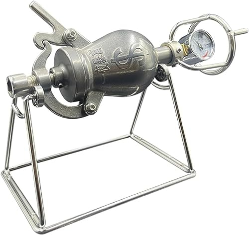 Umiup Máquina de Palomitas de maíz con manivela Manual, máquina de Palomitas de maíz Tradicional y Antigua, máquina de Palomitas de maíz con manivela, máquina de Palomitas de maíz de Acero inoxida