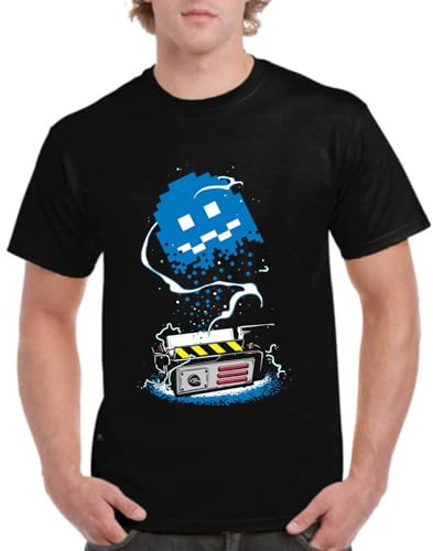 the Fan Tee Camiseta de Hombre Cazafantasmas Peliculas 80 Retro 016 S