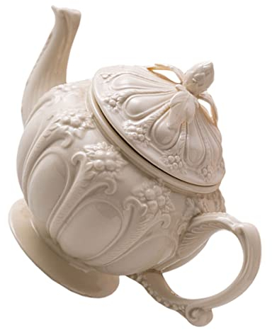 LeGDOr 1pc Caffettiera Goffrata Rustica Bollitore per caffè Teiera decorativa Teiera in ceramica Vintage Bone China Teiera in ceramica Piano cottura Teiera Ceramica Teiera Ceramica A collo di cigno