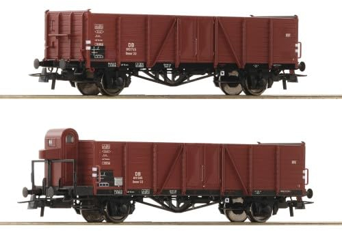 76289 H0 2er Set offene Güterwagen Ommr 33 'Villach', DB, Ep.III