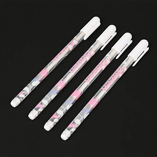 Användbar Glitter Marker Pen White Gel Pen Student Office Portable Lightweight