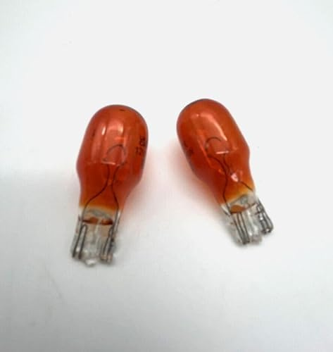 MSA 2 x Amber 921BA W16W High Level Indicator Light Car Bulb 955 12v 16w W2.1 x 9.5D 35mm