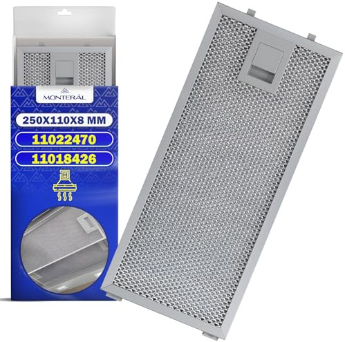 Metallfilter Dunstabzugshaube 250x110x8 mm 11022470 für Bosch für Neff