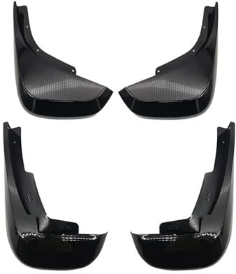4x Compatibile for Land Rover Defender 110 90 L663 V8 Auto Parafango Parafanghi Paraspruzzi Paraspruzzi Paraspruzzi Accessori Anteriori 2020 2021 2022(Glossy black)