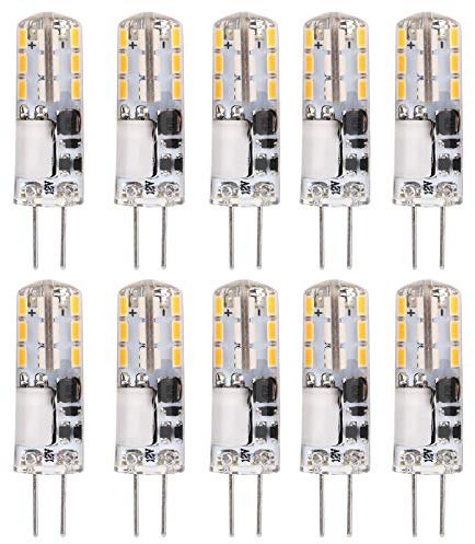 HEEPDD 1.2W Mini LED Bulb, 24LED G4 Light Source for Home Ceiling Light Wall Lamp with High Brightness Suitable for Chandelier Ceiling Fan Table Lamp