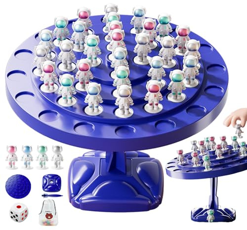 Balance Stacking Game - Space Astronaut Counting Toy for Kids | montessoriii Learning Toy, Educational Balance Tree Game for toddlerss, Fun Family Game for Classroom, Home, Nursery & Parties