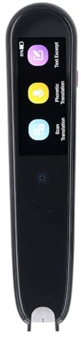 Fafeicy Scan Translator Pen Appareil de Traduction de Langue à écran Tactile HD de 2,5 Pouces avec 112 Langues de Traduction en Ligne Portable pour Les Voyages, Les études et Les Affaires