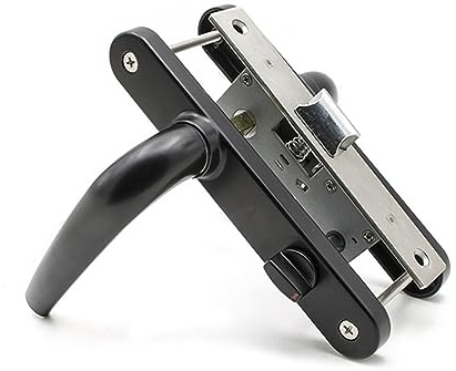 RFXOGTYFZ Isolerad platt dörr i aluminiumlegering för kök, badrum, balkong med enkelt lås för dörr 65 x 25, 1 st (vänster öppning)