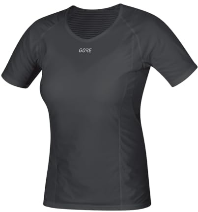 GORE WEAR M Maglia intima a maniche corte da donna GORE WINDSTOPPER, 42, Nero