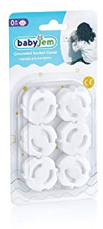 Babyjem Steckdosensicherung Kindersicherung für Steckdosen Steckdosenschutz für Babys und Kinder