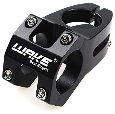 CYSKY 31,8 cykelstam 45 mm mountainbike stjälk kort MTB stam cykelstyre stam för de flesta cyklar BMX MTB vägcykel (svart)