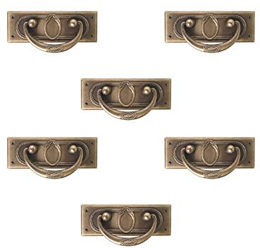 6 Un. TIRADOR Asa Mueble bronce mate para cómoda Armario 97x35MM