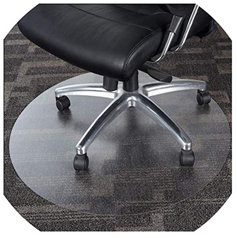WUZMING-Bodenschutzmatte Rund Kunststoff Teppich rutschfest Haushalt Hartholzbodenschutz PVC Durchscheinend, 16 Größen (Color : 2mm, Size : 130cm)
