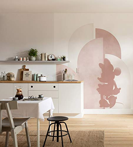 Komar Disney Vlies Fototapete - Minnie Creative Aesthetic - Größe: 250 x 280 cm (Breite x Höhe) - Kinderzimmer, Tapete, Kindertapete, Minnie Maus, IADX5-050