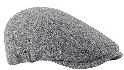 FBBULES Klassisk Platt Keps för Män Basker Hatt, Baskerkeps Gatsby Newsboy Keps Platta Kepsar med Spänne Justerbar Irländska Hattar Sommarmössa Flat Berets Cap