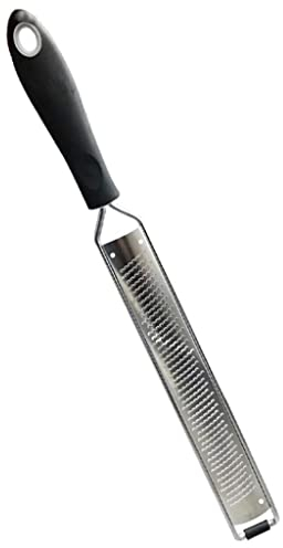 SYXL Grattugie Formaggio Grattugia Acciaio Inossidabile Acciaio Inossidabile Fast Grater Limone Zest Cioccolato Semplice operazione Utensili da Forno Universale (Color : Black)