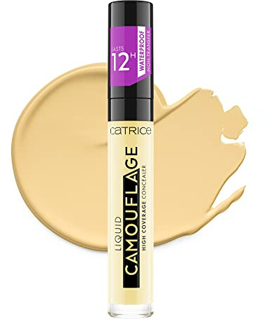 Catrice | Flüssige Camouflage High Coverage Concealer | Ultra Long Lasting Concealer | Oil & Paraben Free | Cruelty Free (300 | Gelb)