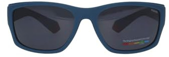Polaroid Pld 2135/s CLP/C3 TEAL RED Sunglasses Men's Acetate, Standard, 65