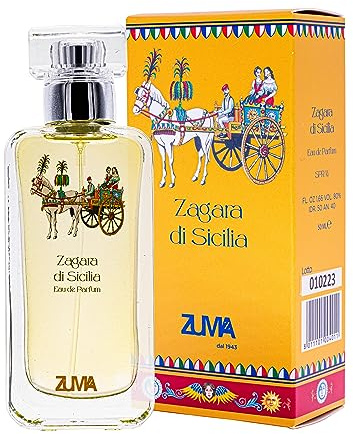 Profumi Zuma - Profumo Uomo e Donna alla Zagara di Sicilia - Eau de Parfum Unisex Fragranza Floreale Spray - Made in Italy (Zagara di Sicilia 50 ml)