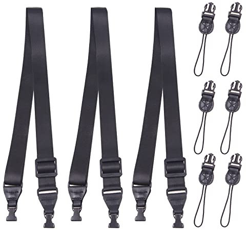 TECDW Bandoulière réglable à dégagement Rapide, Sangle en Nylon de Remplacement pour iPad, Appareil Photo, Jumelles, Sac d'ordinateur, Ordinateur Portable, étui de téléphone (3)