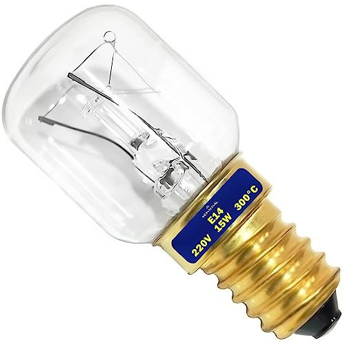 MONTERAL Ampoule E14 pour Four 220V 15W 300°С est en Forme de Poire