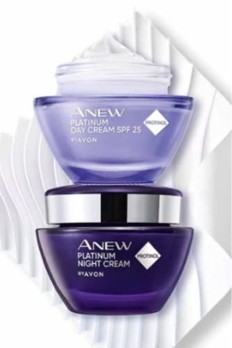 Avon Anew Platinum Day and Night Duo Gesichtscreme mit Protinol LSF25