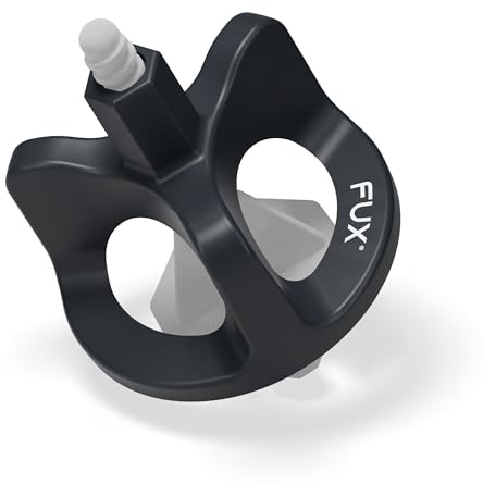 FUX Fliesen Nivelliersystem 2mm, Fliesenleger Set: 200 Zughauben + 400 Gewindelaschen, Fliesenverlegehilfe Set Verlegesystem Werkzeug (600 2mm), Anthrazitgrau (Ral 7016)