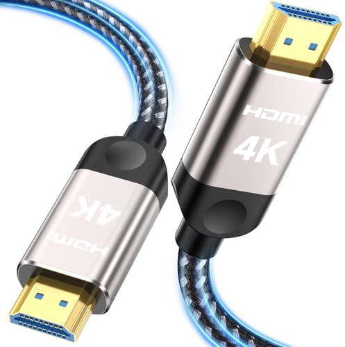 Southlight 10K 8K HDMI 2.1 Kabel 15 Meter Glasfaser [8K@60Hz, 4K@120Hz 144Hz, 48Gbps] Ultra High Speed eARC HDCP 2.2&2.3 DTS:X Dynamische HDR Dolby Atmos Kompatibel mit Soundbar/PS2/PS5/Xbox/Roku TV