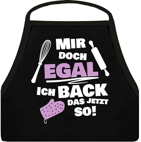 Shirtoo Lustige Backschürze als humorvolle Geschenkidee für alle, die gerne backen und Immer Alles Besser wissen.