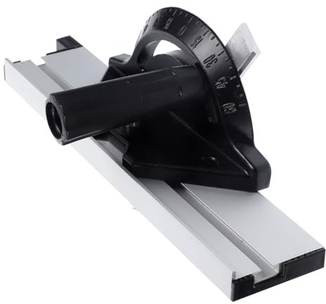 ORFOFE Aluminium Alloy Precision Miter Gauge Lightweight, for Woodworking Accessory, High-Precision, Fence Guide and Table Saw for DIY Craft Projects