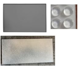 NiHome Large Silicone Coffee Bar Mat with Diatomaceous Earth Pad for Quick Drying, 61x40.5cm Non-Slip Spill-Proof Mat for Coffee Machines and Kitchen Countertops (Light Gray)