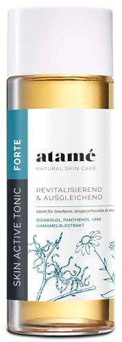 atamé Tonic für trockene Haut – Intensiv feuchtigkeitsspendendes Gesichtswasser mit Hyaluron & wertvollen Pflanzenextrakten, schützt vor Trockenheit & pflegt tiefenwirksam, 500 ml
