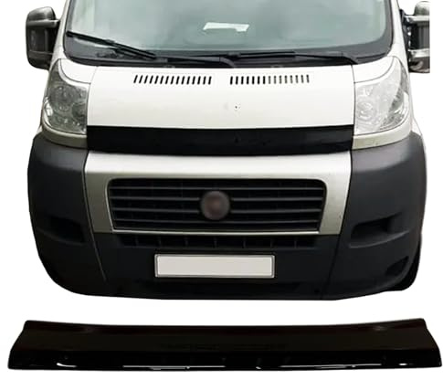 COMPATIBLE WITH Fiat Ducato Peugeot Boxer Citroen Relay [2006-2014] Bonnet Guard Wind Stone Deflector Protector with Fixing