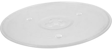 Mikrowellenteller aus Glas als Ersatz Mikrowellenplatte | Y Basis, Glatte Oberfläche, Geeignet für Mikrowellenbetrieb, Zubehör für Austausch