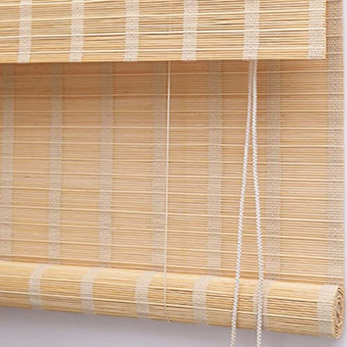 Bambus-Rollschirme, 90 x 220 cm, verdunkelnd, Retro, für den Außenbereich, Bambus-Vorhänge für Boden- bis Deckenfenster, ideal für Restaurant, Korridor und Tempel