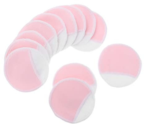 DECORNIJIA 12 pièces Lingettes Démaquillantes Réutilisables Fibres de et Lavables pour Soin Peau pour Maquillage et Nettoyage
