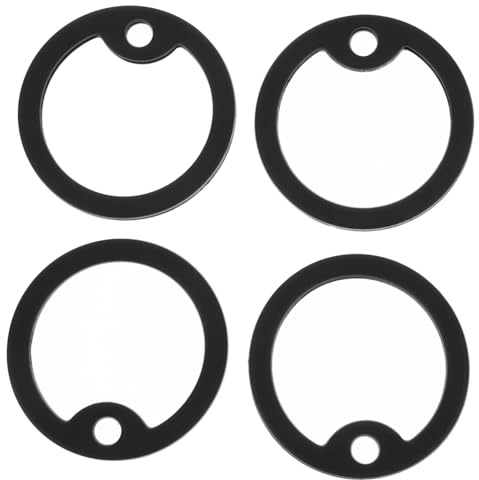 Toyvian 12 Stück Teiliges Hundemarken Schutzhüllen Geräuschdämpfende Military Dog Tag Silencers Langlebiger Schutz für Identifikationsmarken und Stoßfest