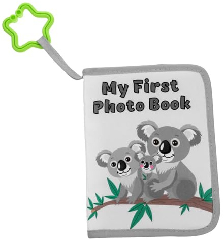 ORFOFE Album Fotografico per Ragazzo Album con Pagine con Grigia Fotografico Personalizzabile per Primo del Mio Bebè Regalo e Duraturo