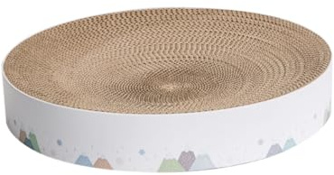 Hohopeti Katzen Kratzbrett S Langlebiges Wellpappe Kratzmöbel Sunken Bowl Form Kreatives Katzenspielzeug für Katzen und Kätzchen zum Schutz der Möbel und Krallenpflege