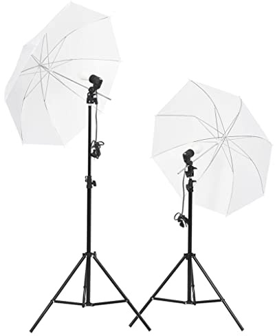 Generico Kit per Studio Fotografico con Set di Luci e Fondale,Studio Foto,Fotografia,Illuminazione e Studio,Luci e Flash da Studio,Verde,7.15 kg,3143939